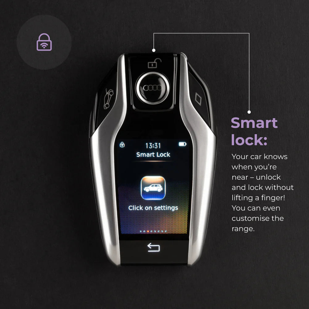 Smart Remote Car Key with Touchscreen