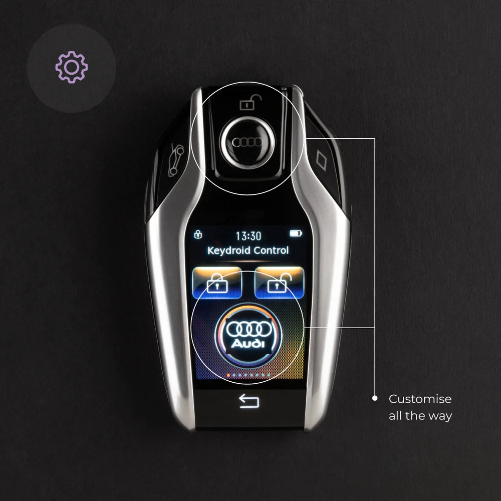 Smart Remote Car Key with Touchscreen