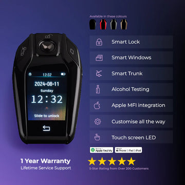 Smart Remote Car Key with Touchscreen
