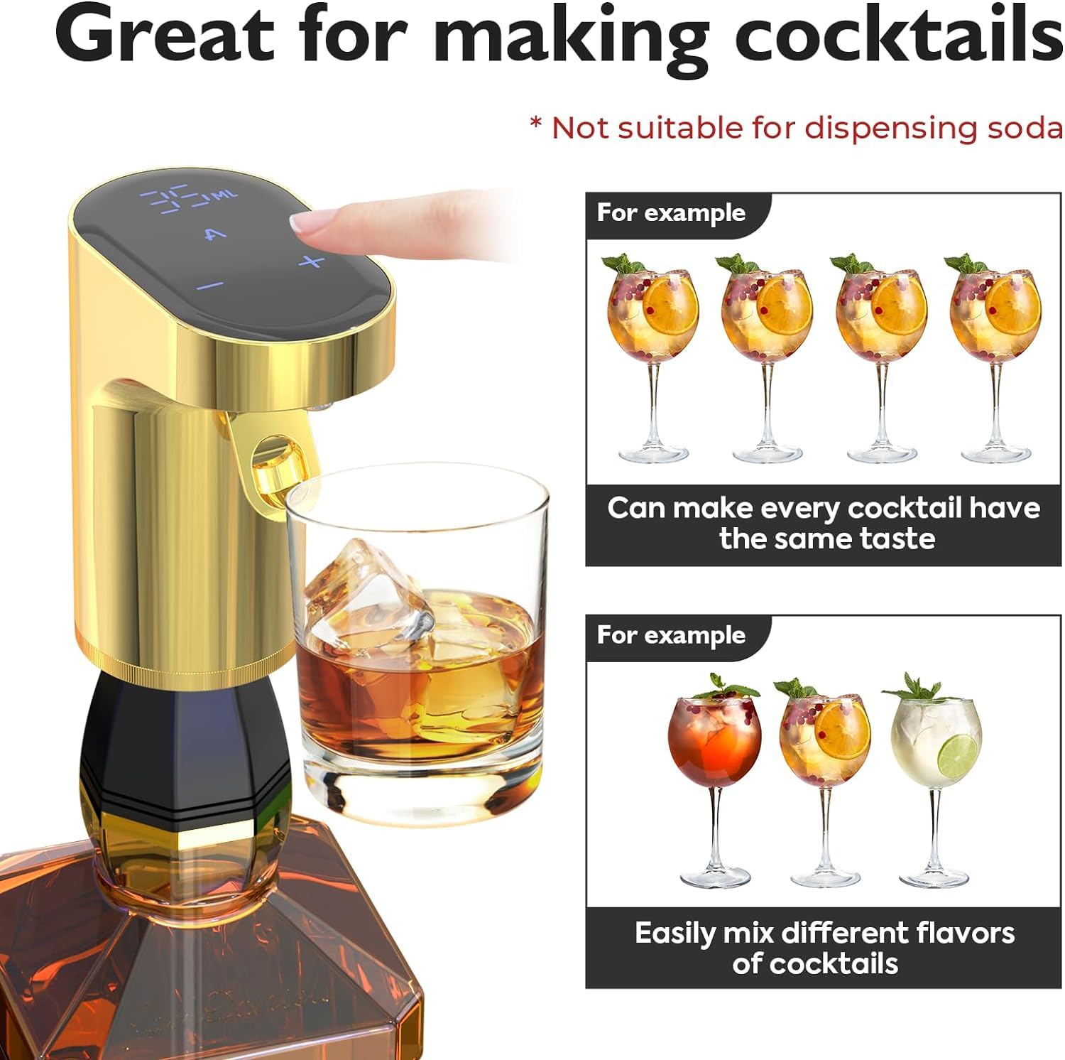 Smart Wine & Whiskey Dispenser