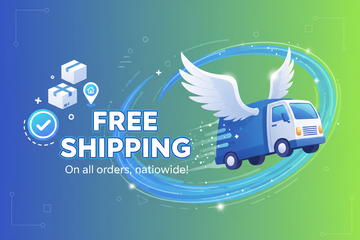 generate an image related to free shipping