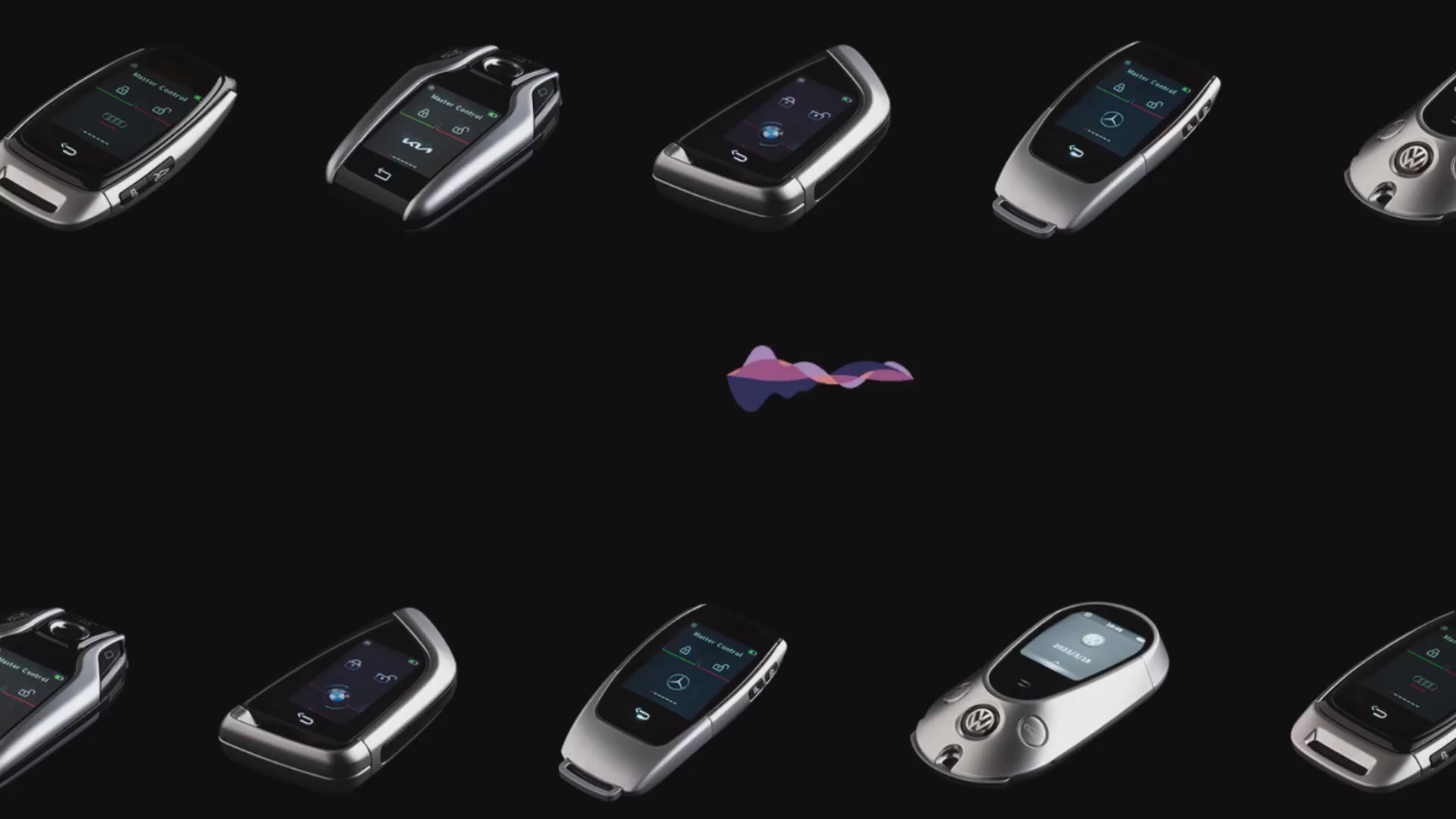 Smart Remote Car Key with Touchscreen